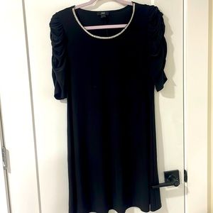 Black dress Sparkle Neck